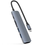 HyperDrive BAR 6 az 1-ben USB-C Hub iPad Pro, MacBook Pro/ Air készülékhez, szürke - Port replikátor