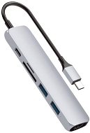 HyperDrive BAR 6in1 USB-C Hub for iPad Pro, MacBook Pro/Air, Silver - Port Replicator