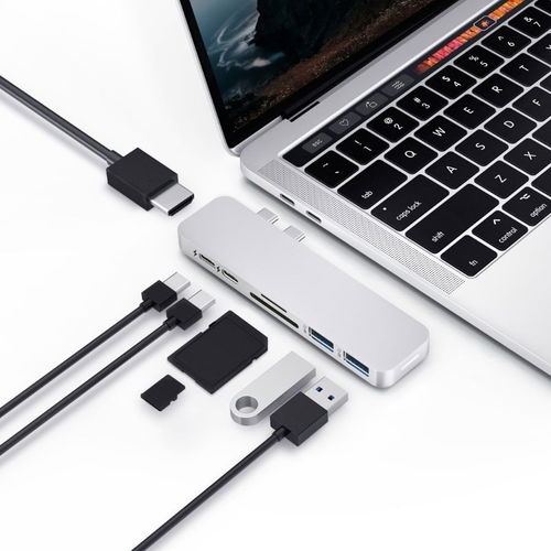 Hyper DUO 7-Port USB-C Hub USB-C Docking Station for Apple MacBook