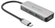 HyperDrive 4v1 USB-C Hub, stříbrný - Replikátor portů