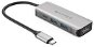 HyperDrive 4v1 USB-C Hub, stříbrný - Port Replicator
