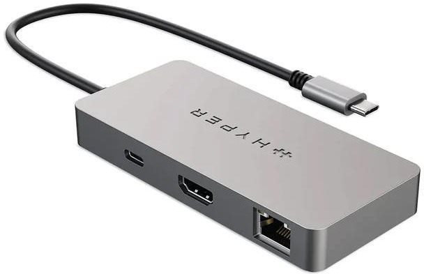HyperDrive 5 az 1-ben USB-C hub (WWCB), ezüst