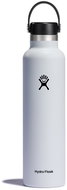 Hydro Flask Stainless Steel Thermal Bottle Standard Mouth Flex Cap 24 oz 709 ml White - Thermos