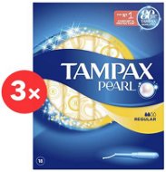 TAMPAX Pearl Regular 3× 18 Pcs - Tampons