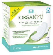 ORGANYC Dámské vložky extra silné prodloužené 7 ks - Menstruační vložky