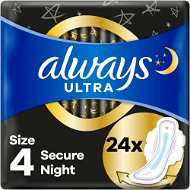 ALWAYS Ultra Secure Night szárnyas betét 24 db - Egészségügyi betét