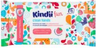 KINDII Fun Antibacterial 15 db - Kézfertőtlenítő kendő
