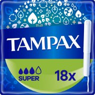 TAMPAX Super Tampon papír applikátorral 18 db - Tampon