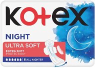 KOTEX Ultra Soft Night 6 ks - Menštruačné vložky