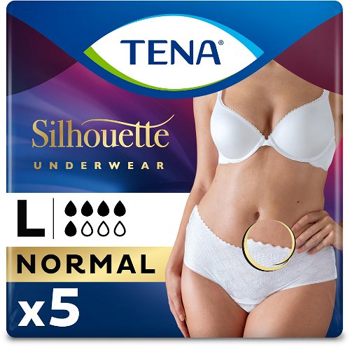 TENA Silhouette inkontinenční kalhotky vel. L, 5 ks - Incontinence  Underwear