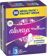 ALWAYS Platinum Super Extra 36 darab - Egészségügyi betét