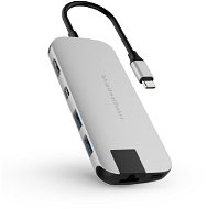 HyperDrive SLIM USB-C Hub – Strieborný - Replikátor portov