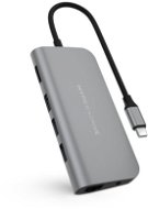 HyperDrive POWER 9-in-1 USB-C Hub for iPad Pro, MacBook Pro/Air - Space Grey - Port Replicator