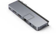HyperDrive DUO PRO 7-in-2 USB-C Hub, šedý - Port Replicator