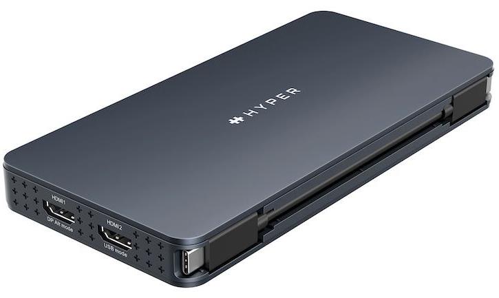 HyperDrive Universal Silicon Motion USB-C 10in1 Dual HDMI