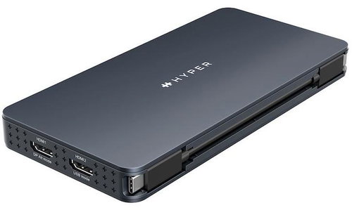 HyperDrive Universal Silicon Motion USB-C 10in1 Dual HDMI - Dockingstation - Hauptbild