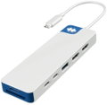 HyperDrive Flex 9 Port Dual 4K HDMI USB-C Hub, modrý