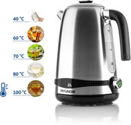 Electric Kettle Hyundai VK770, Stainless Steel - Rychlovarná konvice