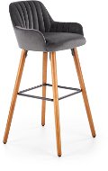 Barová stolička Listerby tmavo sivá - Barová stolička