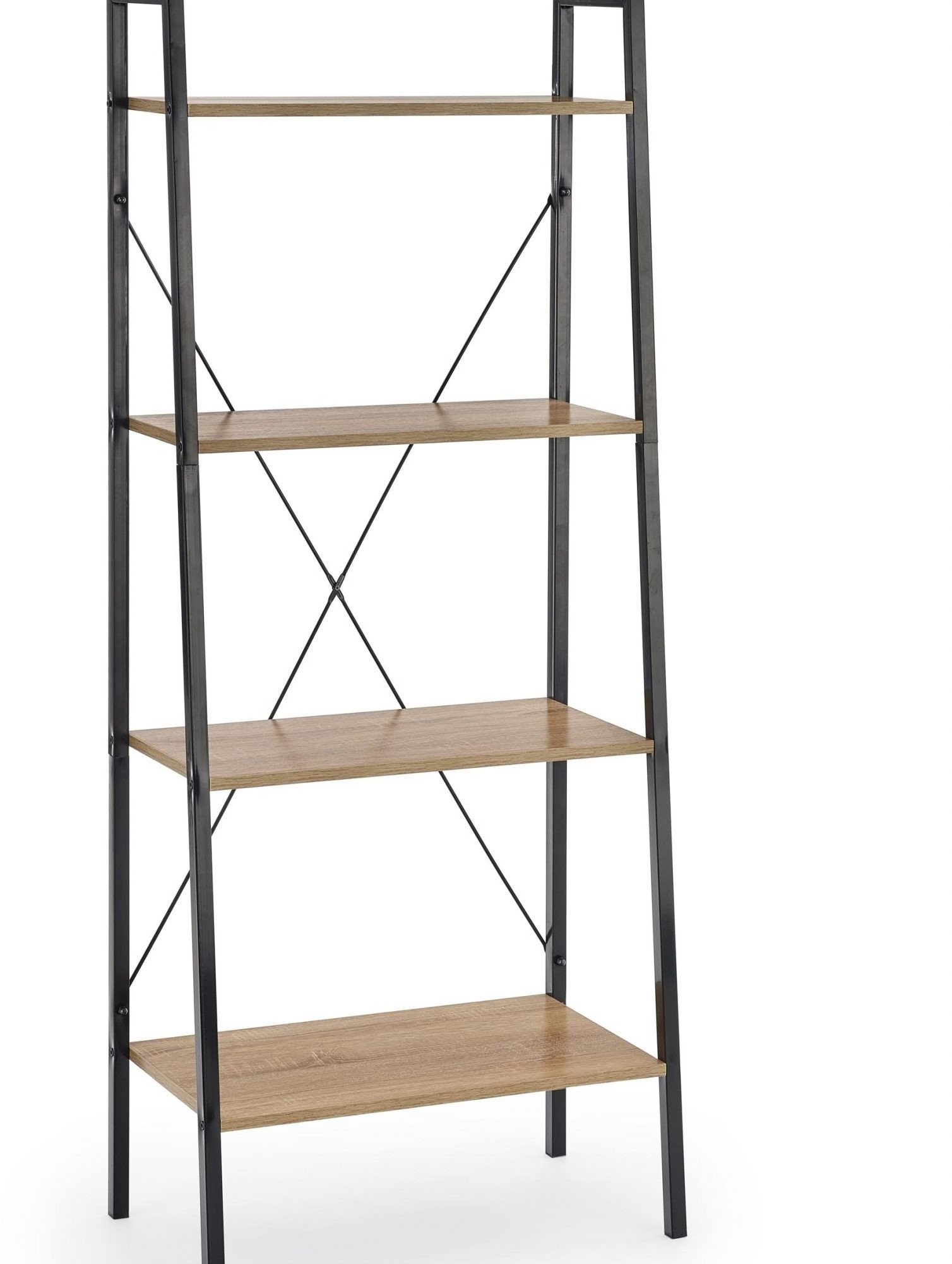 H-Design RUTVIK 2 Polcrendszer, sonoma dekor/fekete