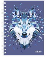 Spirálový A5 100 listů čtvereček WA vlk - Notepad