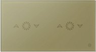 Glasense glass 2-panel blinds + blinds Champagnium Gold - Switch