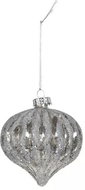 CLAYRE & EAF Christmas ornaments - drop, silver - Christmas Ornaments