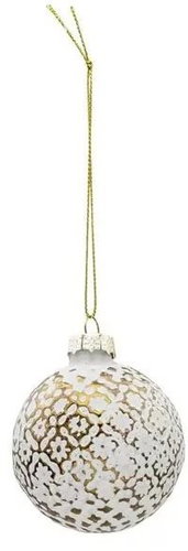 CLAYRE & EAF Christmas ornaments - ball with ornament - Christmas Ornaments - Main image