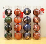 Winnie the Pooh, set of 4, brown - Christmas Ornaments