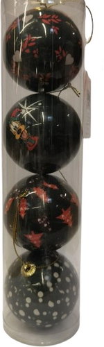 CHRISTMAS INSPIRATION Christmas decorations - Micky and friends, green, 4 pcs - Christmas Ornaments - Main image