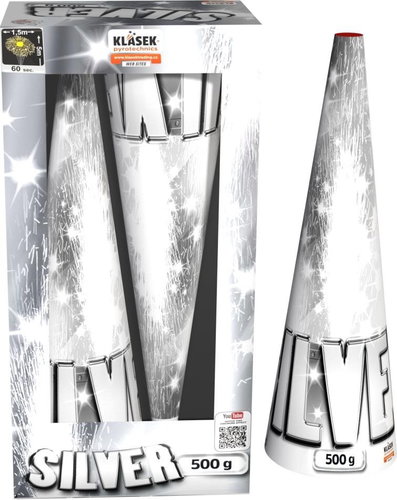 Fountain - Vulcan 2x 500g Silver - Fireworks - Main image