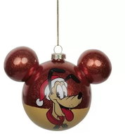 Disney Vánoční ozdoba  s ušima Pluto - Vánoční ozdoby