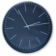 Foxter 1228 Nástěnné hodiny 30 cm černo - stříbrné - Wall Clock