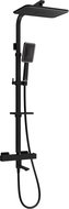 Mexen CQ54 bath column with thermostatic mixer black / chrome (779105495-71) - Shower Set