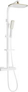 Mexen CQ49 white/gold (772504995-25) - Shower Set