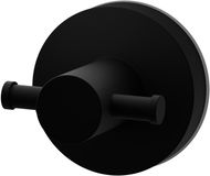 Ridder Vacuum Věšák dvojitý, černý 12110210 - Háček do koupelny
