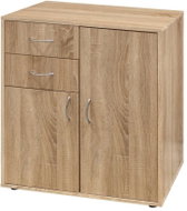 Cheapest furniture Chest of drawers MICHELSON 2D2S, oak sonoma - Chest of Drawers