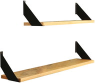 Raavi Wall shelf with bracket Dana Mango, width 75 cm - Shelf