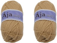BELLATEX SET 2 pcs Yarn Aja NGM 50 g, 979 light beige - Yarn