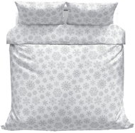 Kaptan cotton bed linen Snowflakes 140 × 200, 70 × 90 cm - Bed Linen