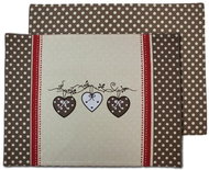 Home Elements Placemats 33 × 45 cm Heart 4 pcs - Placemat