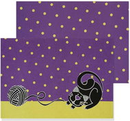 Home Elements Placemat with cat purple - Placemat