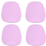Kaptan Classic seat cushion set 36 × 38 cm, 4-piece, Jersey, light purple - Chair Cushion