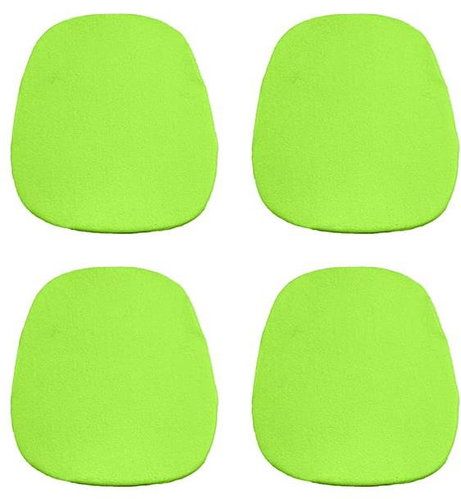 Kaptan Classic seat cushion set 36 × 38 cm, 4-piece, Jersey, light green - Pillow Seat - Main image