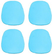 Kaptan Classic seat cushion set 36 × 38 cm, 4-piece, Jersey, turquoise - Chair Cushion