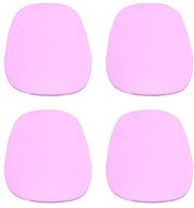 Kaptan Classic seat cushion set 36 × 38 cm, 4-piece, terry, pink - Chair Cushion