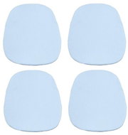 Kaptan Classic seat cushion set 36 × 38 cm, 4-piece, terry, light blue - Chair Cushion