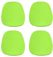 Kaptan Classic seat cushion set 36 × 38 cm, 4-piece, terry, light green - Chair Cushion