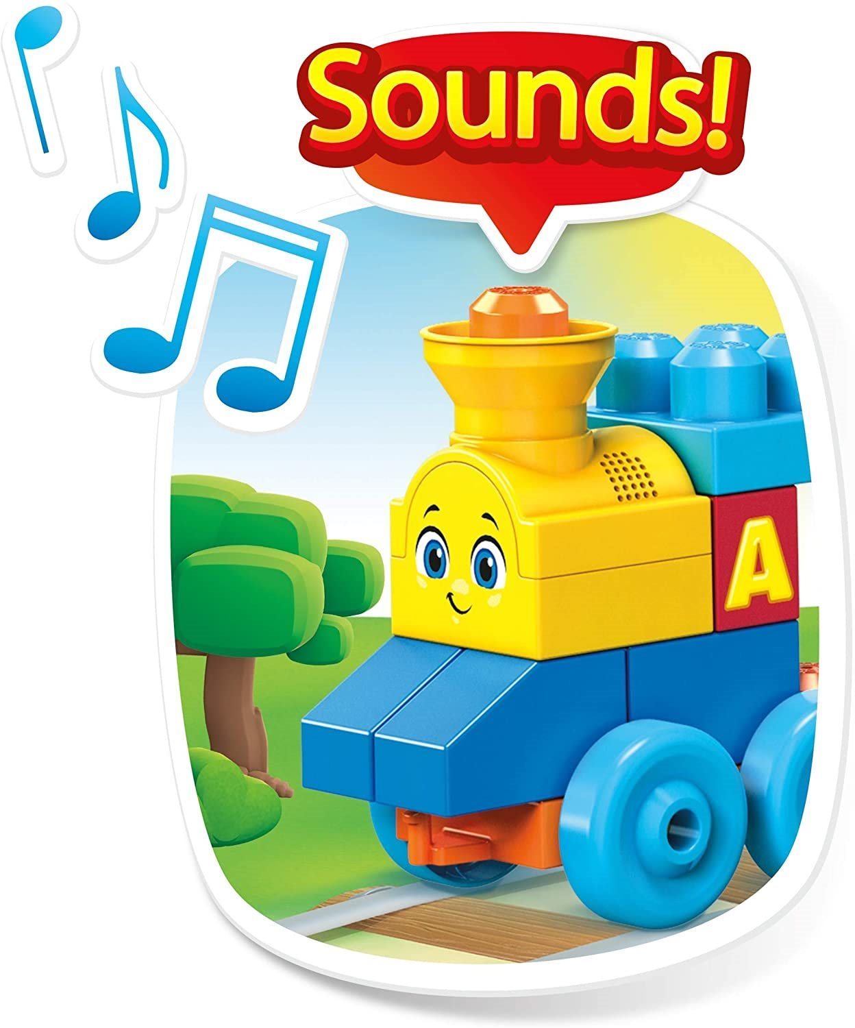 Mega bloks 2024 musical train