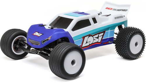 Losi Mini-T 2.0 V2 Brushless 1:18 RTR blue - Remote Control Car - Main image